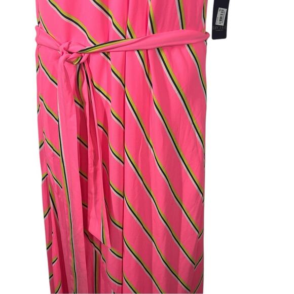RACHEL Rachel Roy April Pink Striped Maxi Dress XL NWT Summer Resort - Picture 7 of 15